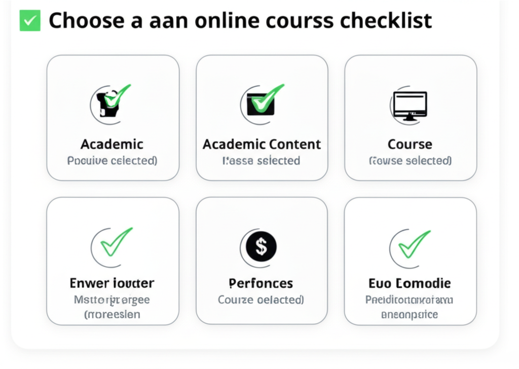 Checklist pour choisir une formation